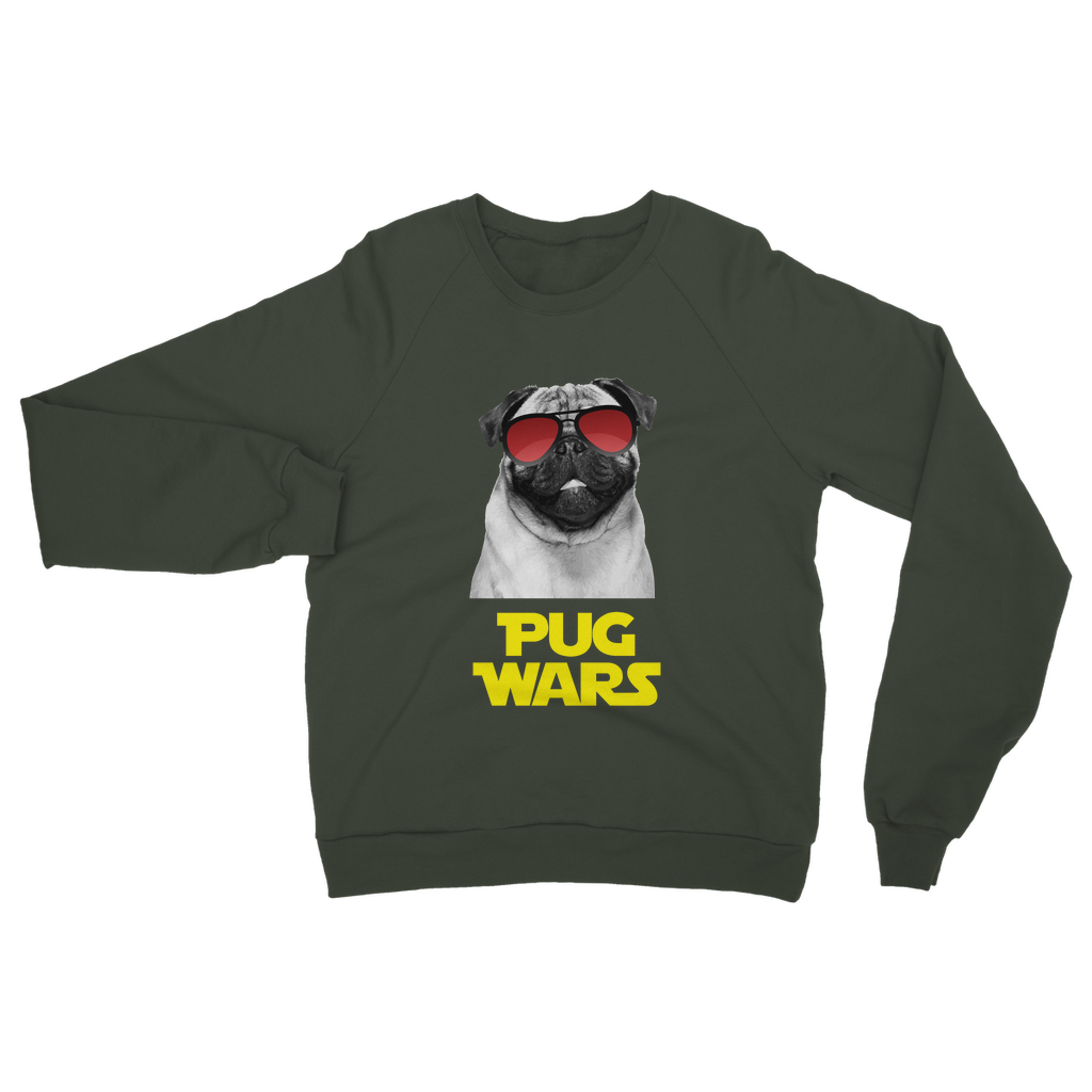 Pug Wars Return Of The Pug ﻿Classic Adult Sweatshirt