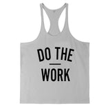 Do The Work Gym Vest | Mens Muscle Gyms Workout Tank Tops Bodybuilding Y Back Sleeveless Vest Stringer Singlets Shirt Muscle Wear gym vest, stringer vest, gym stringer