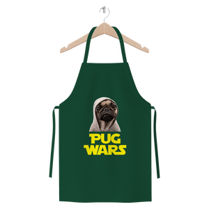 Pug Wars The Last Pug ﻿Premium Jersey Apron Pug Wars The Last Pug ﻿Premium Jersey Apron