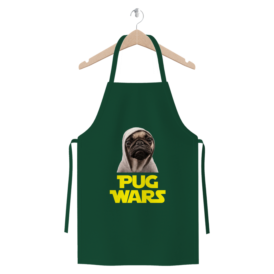 Pug Wars The Last Pug ﻿Premium Jersey Apron