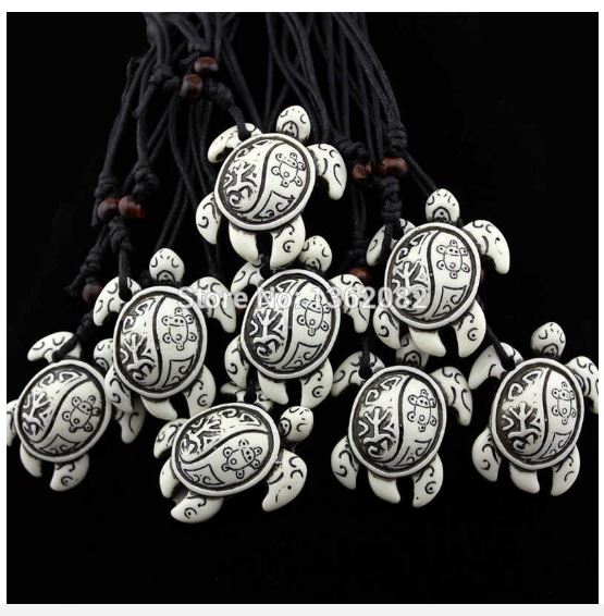 turtle necklace, sea turtle necklace Main image