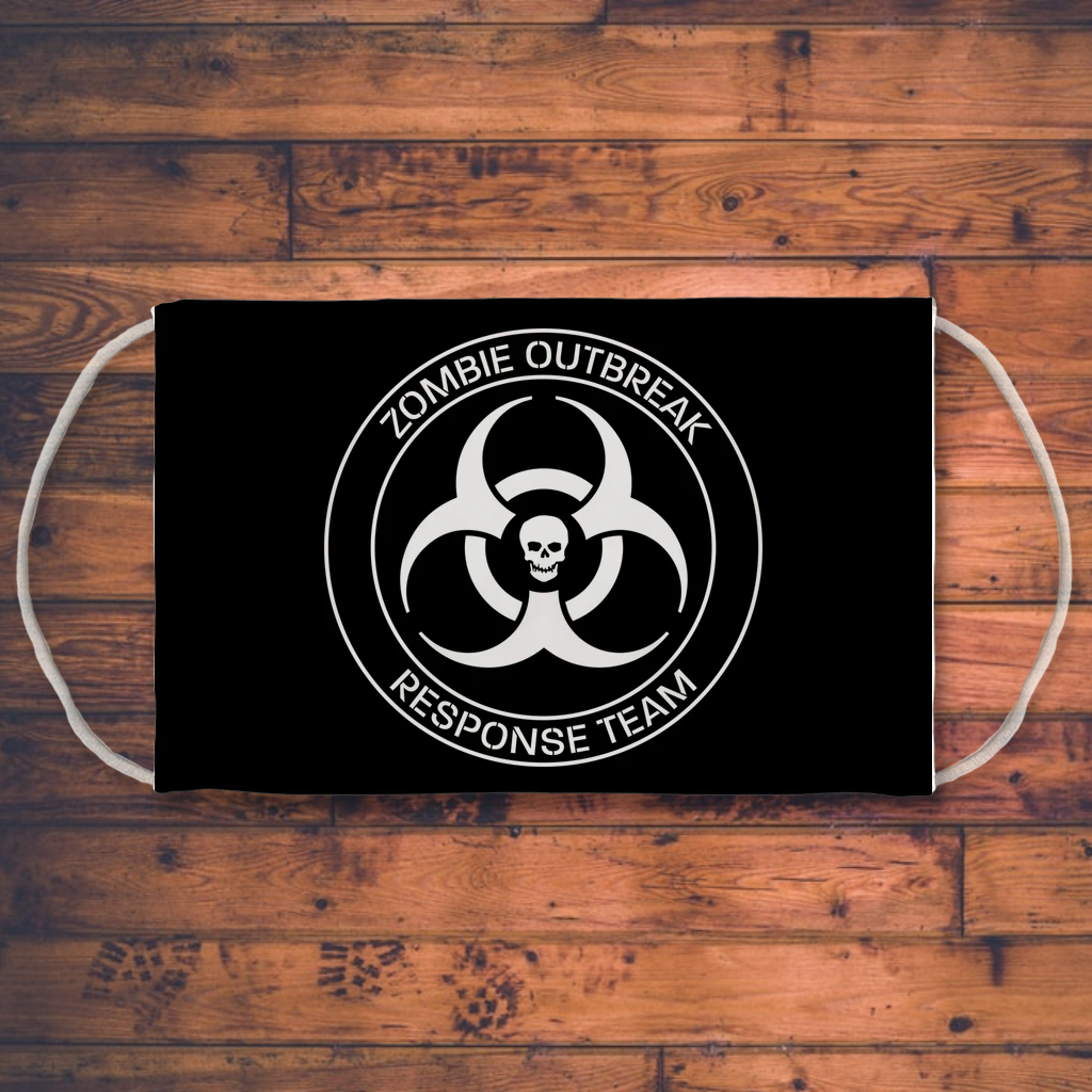 Zombie Outbreak Response Team Sublimation Face Mask