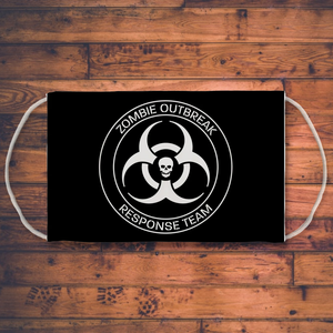 Zombie Outbreak Response Team Sublimation Face Mask