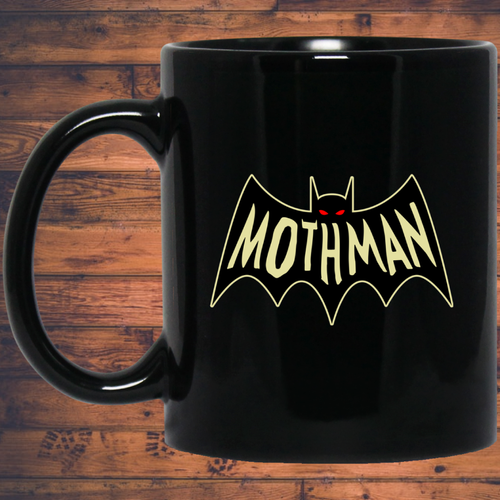 Mothman 11 oz. Black Mug
