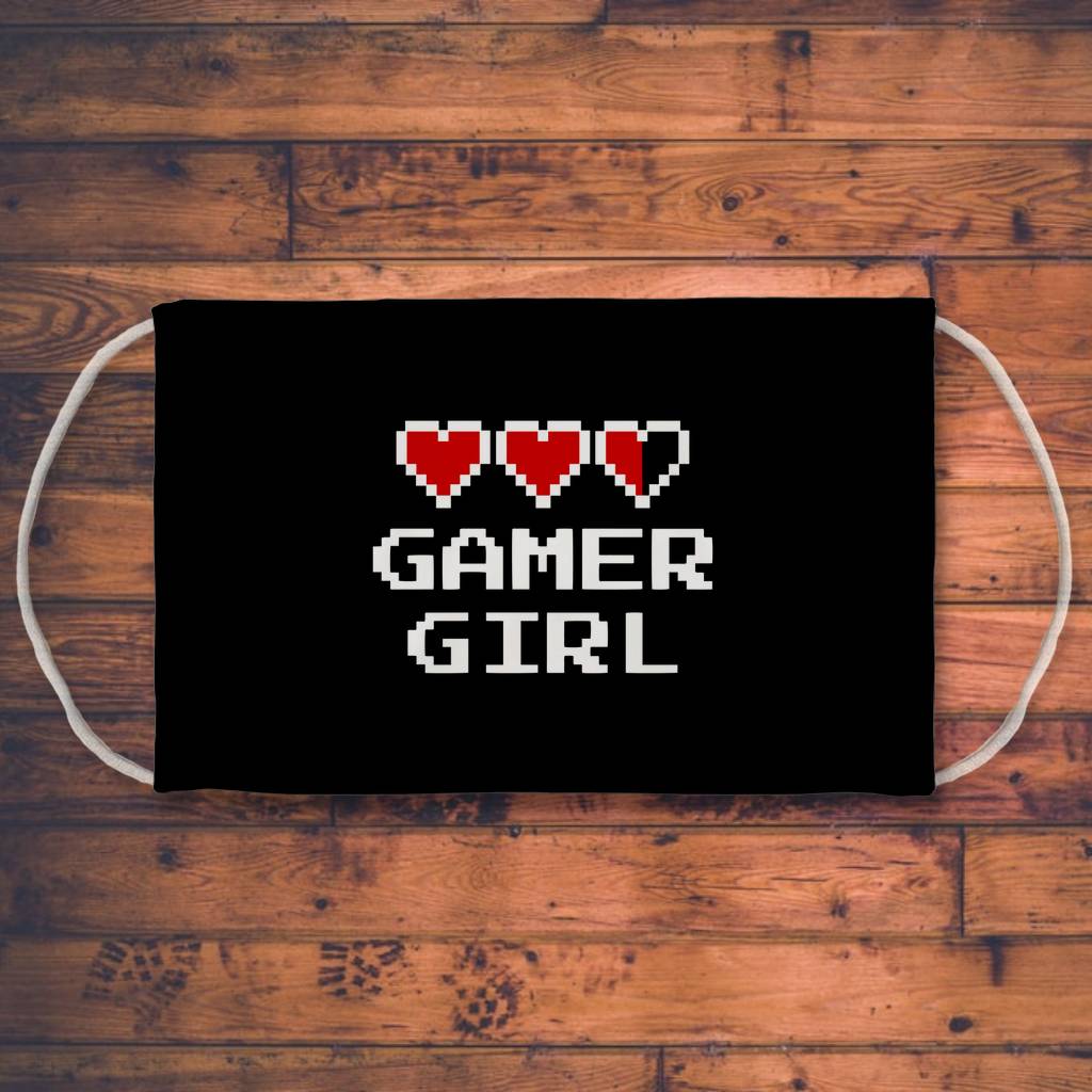 Gamer Girl Sublimation Face Mask Main image