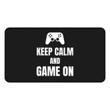 Keep Calm And Game On Desk Mat | Fantasy RPG Mouse Mat | Video Game Gaming Mouse Pad Keep Calm And Game On Desk Mat | Fantasy RPG Mouse Mat | Video Game Gaming Mouse Pad