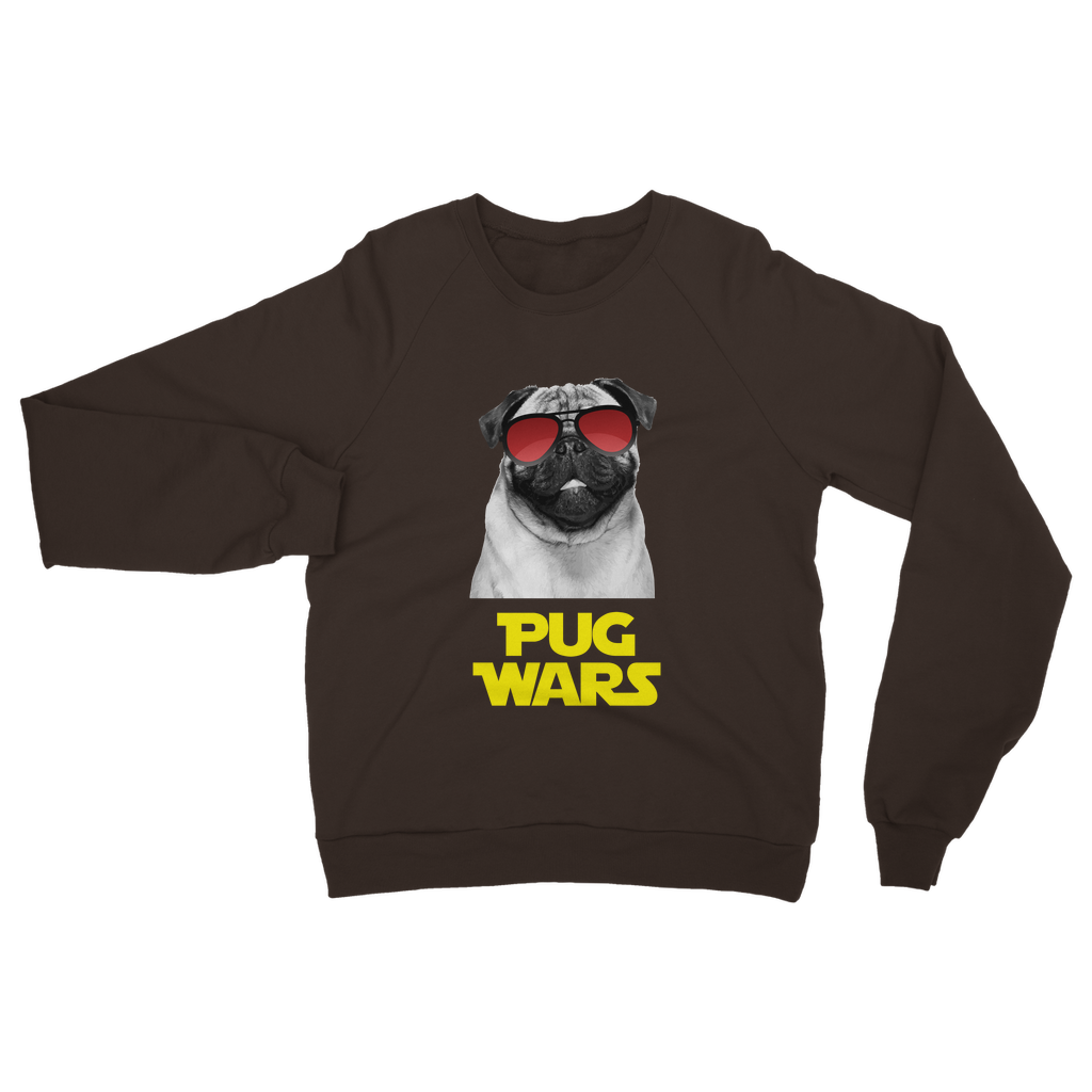 Pug Wars Return Of The Pug ﻿Classic Adult Sweatshirt
