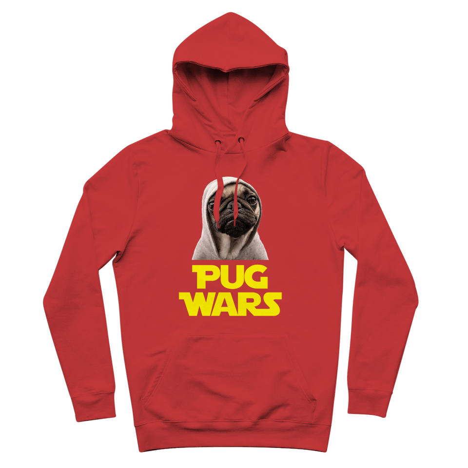 Pug Wars The Last Pug ﻿Premium Adult Hoodie