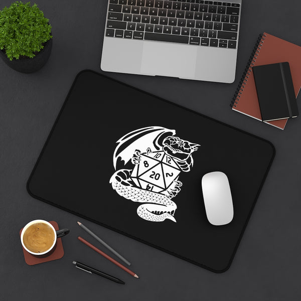 Dragon Fantasy RPG Dice Mouse Pad | Dungeon Master Mouse Mat | Tabletop RPG Mouse Pad | Tabletop Games | RPG Pad | Role Playing Desk Mat
