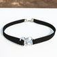 heart choker, heart choker necklace
