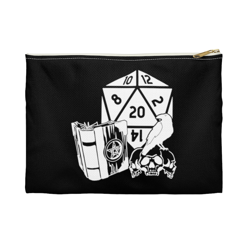 Dice Raven RPG Fantasy Tabletop Gaming Dice Pouch | RPG Accessory Pouch Main image