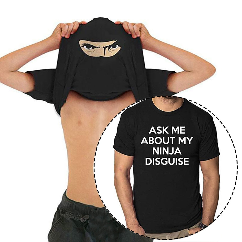 Ask Me About My Ninja Disguise Men's T-Shirt Main image