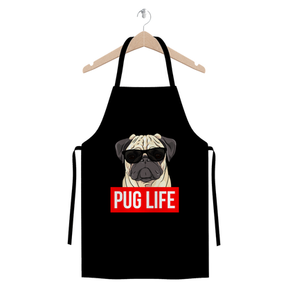 Pug Life - Pug Lover ﻿Premium Jersey Apron