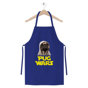 Pug Wars The Last Pug ﻿Premium Jersey Apron Pug Wars The Last Pug ﻿Premium Jersey Apron