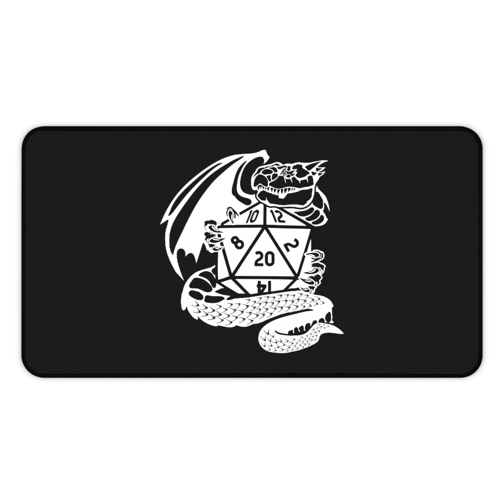 Dragon Fantasy RPG Dice Mouse Pad | Dungeon Master Mouse Mat | Tabletop RPG Mouse Pad | Tabletop Games | RPG Pad | Role Playing Desk Mat