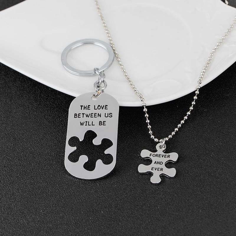 couple necklaces, couples keychains, relationship necklaces, couple chains