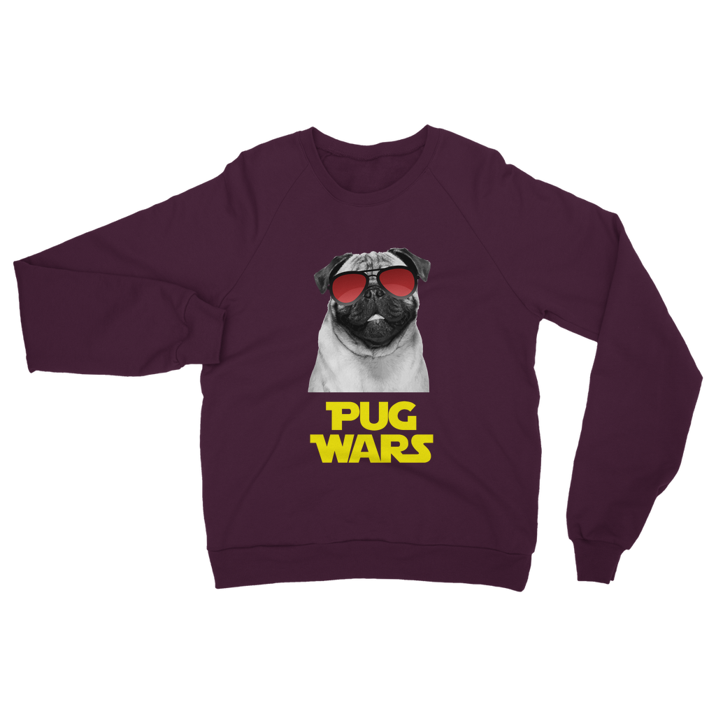 Pug Wars Return Of The Pug ﻿Classic Adult Sweatshirt