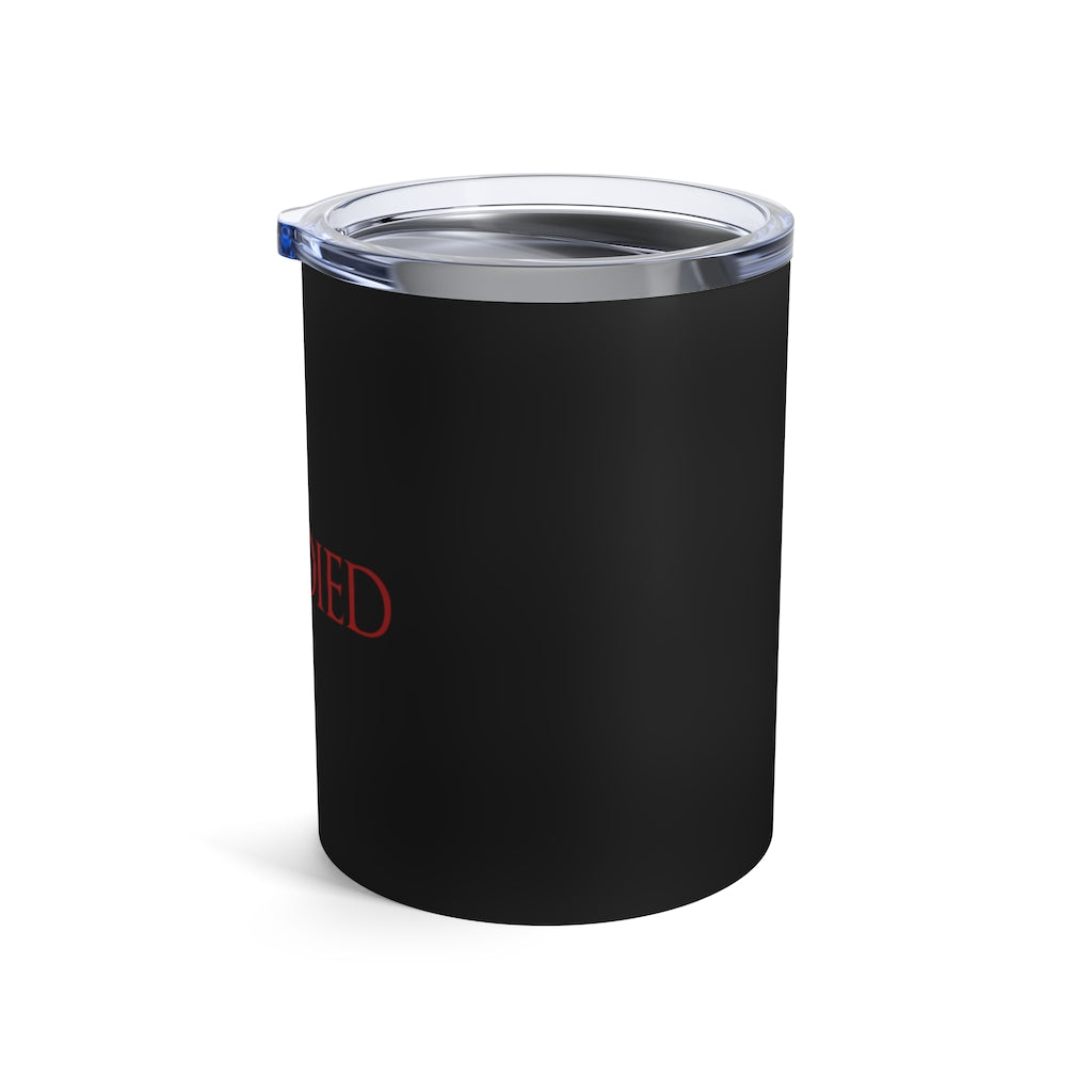 You Died RPG 10 oz. Black Mug | Fantasy Gamer Gifts For Men Tumbler | RPG Gaming Tumbler 10oz