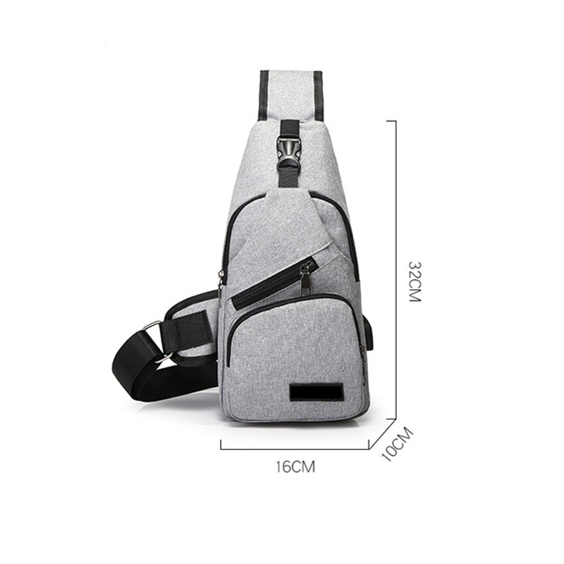 Cross Body Bag Shoulder Bag with USB Charging Port Secondary image