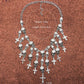 skull necklace, goth necklace, emo necklace
