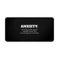 ANXIETY: Hearing Video Game Combat Music But Not Seeing Any Enemies RPG Fantasy Gaming Gamer Desk Mat | RPG Fantasy Mouse Mat | Gaming Gamer Mouse Pad
