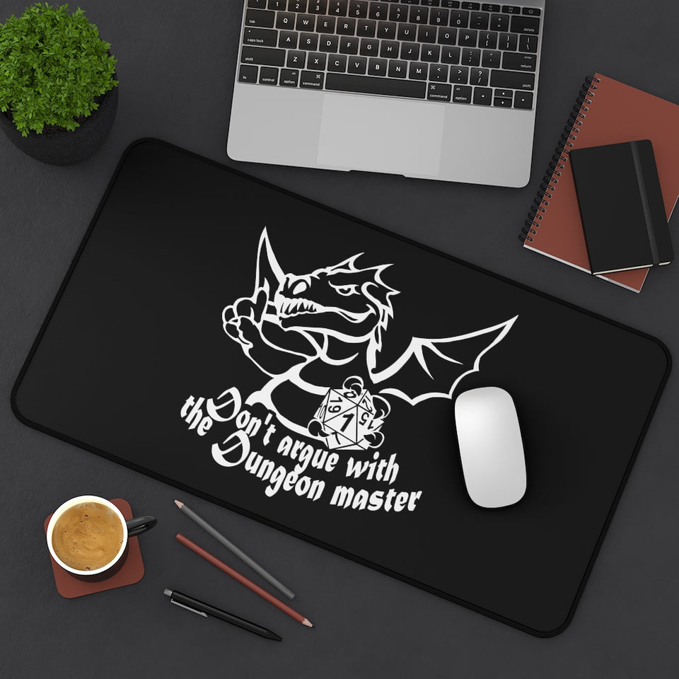 Dragon Fantasy RPG Dice Mouse Pad | Dungeon Master Mouse Mat | Tabletop RPG Mouse Pad | Tabletop Games | RPG Pad | Role Playing Desk Mat