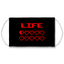 Gaming Life Bar / Game Hearts Sublimation Face Mask
