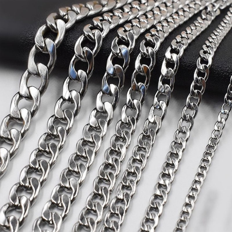 Mens Punk Stainless Steel Necklace Secondary image