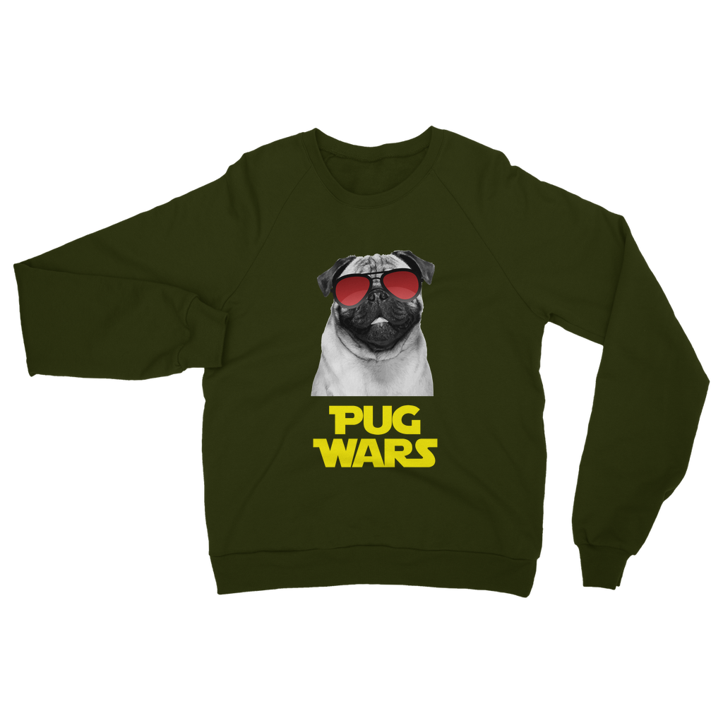 Pug Wars Return Of The Pug ﻿Classic Adult Sweatshirt