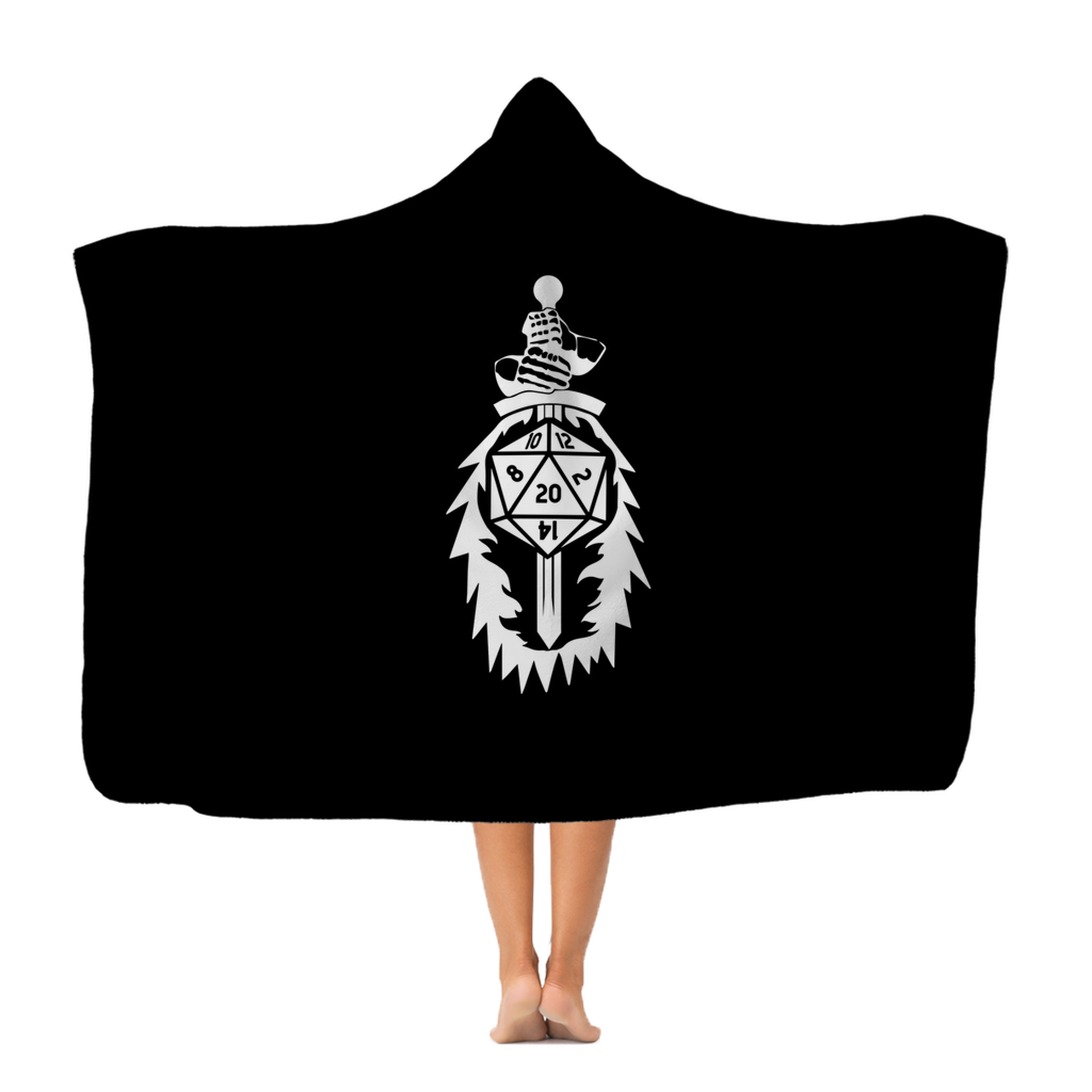 Paladin Fantasy RPG Hooded Blanket | Dungeon Master | Tabletop RPG | Tabletop Games Blanket Role Playing Game Hooded Blanket Secondary image