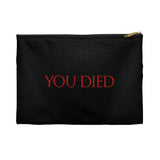 You Died RPG Fantasy Tabletop Gaming Dice Pouch | RPG Accessory Pouch You Died RPG Fantasy Tabletop Gaming Dice Pouch | RPG Accessory Pouch