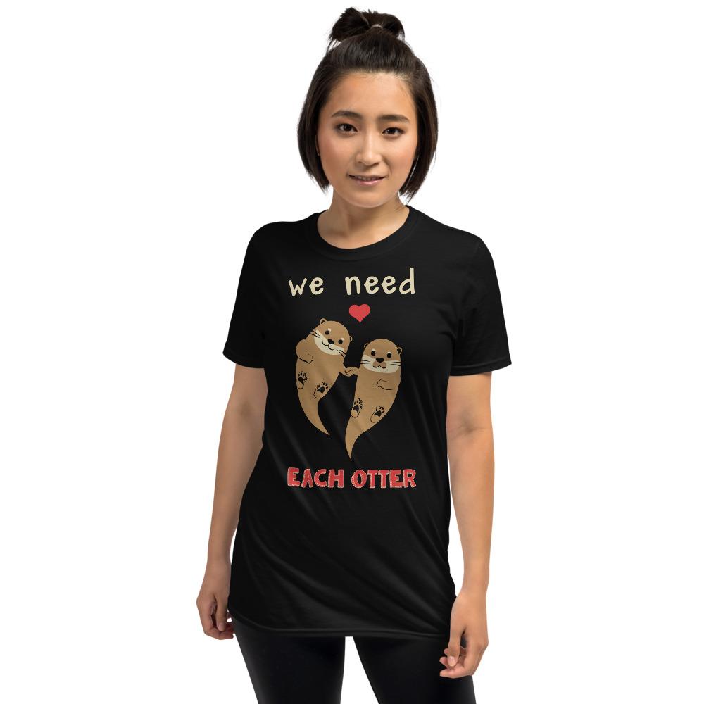 otter otters love couple shirts