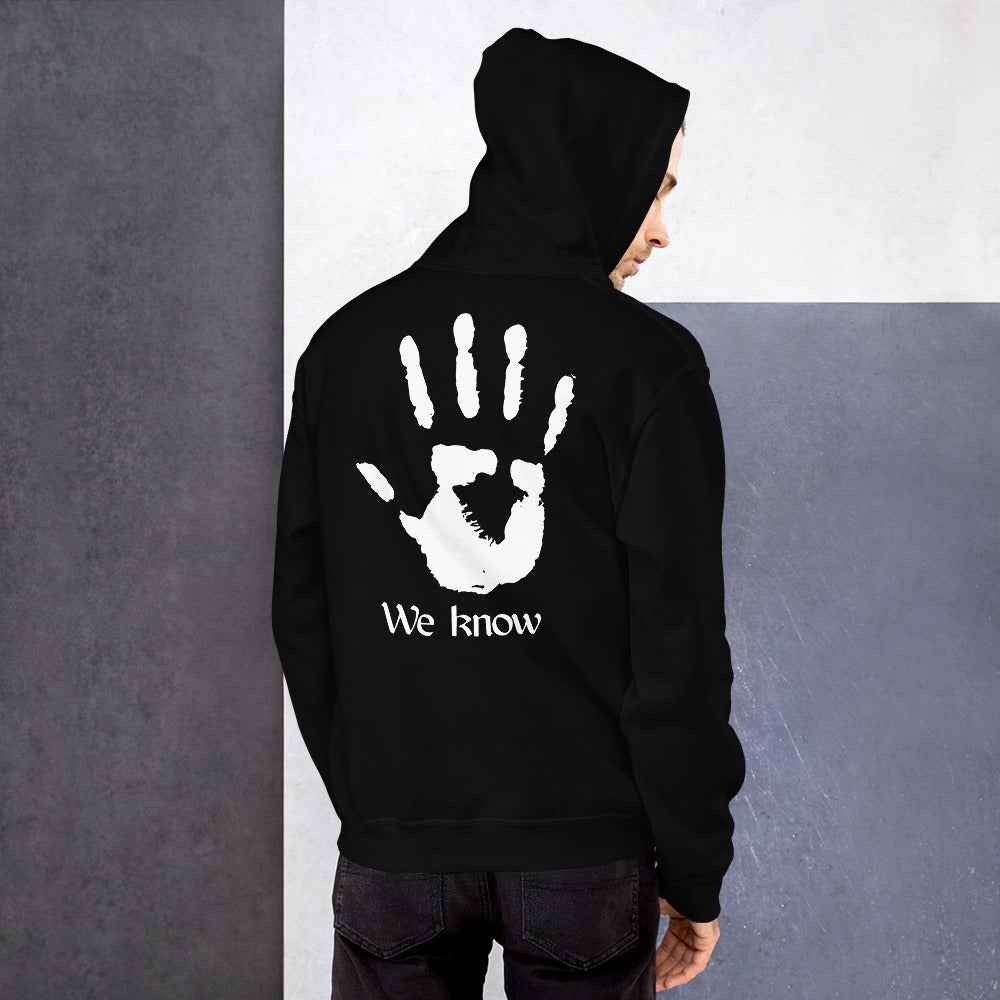 Dark Brotherhood We Know Back Print Unisex Hoodie Main image