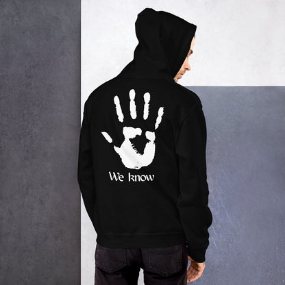 Dark Brotherhood We Know Back Print Unisex Hoodie