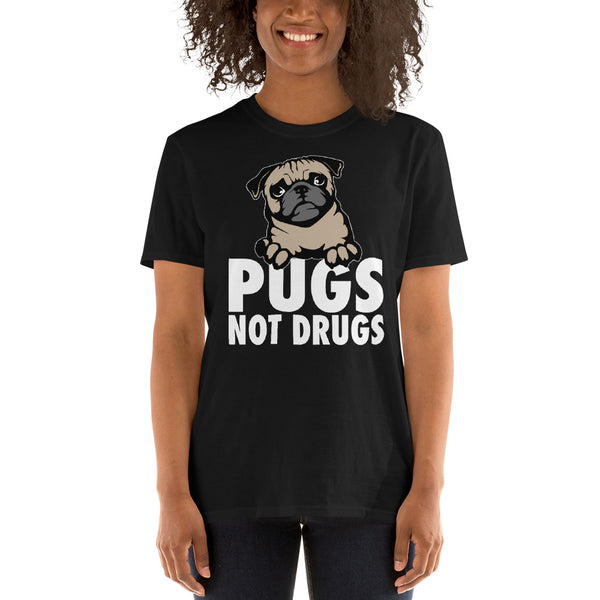 Pugs Not Drugs - Pug Unisex T-Shirt