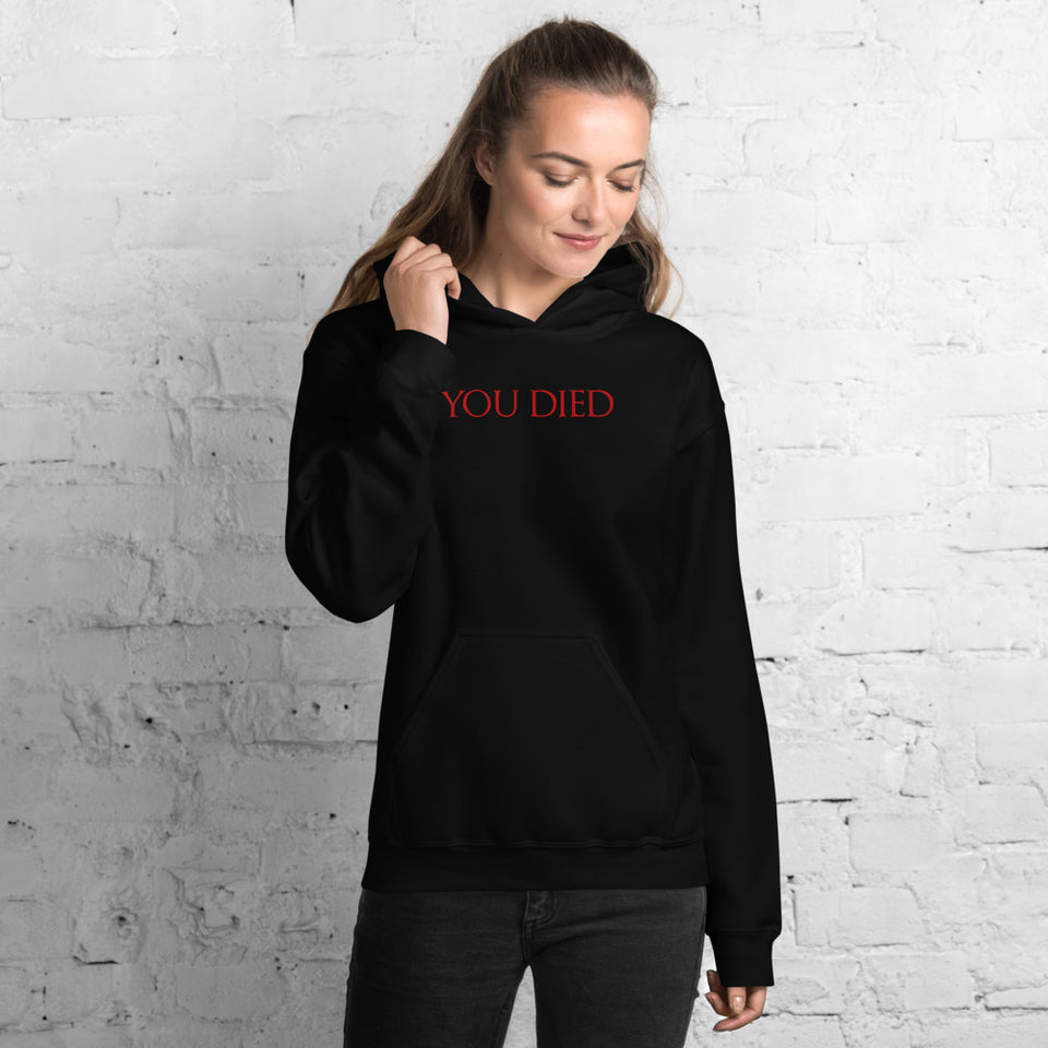 You Died Video Game Unisex Hoodie