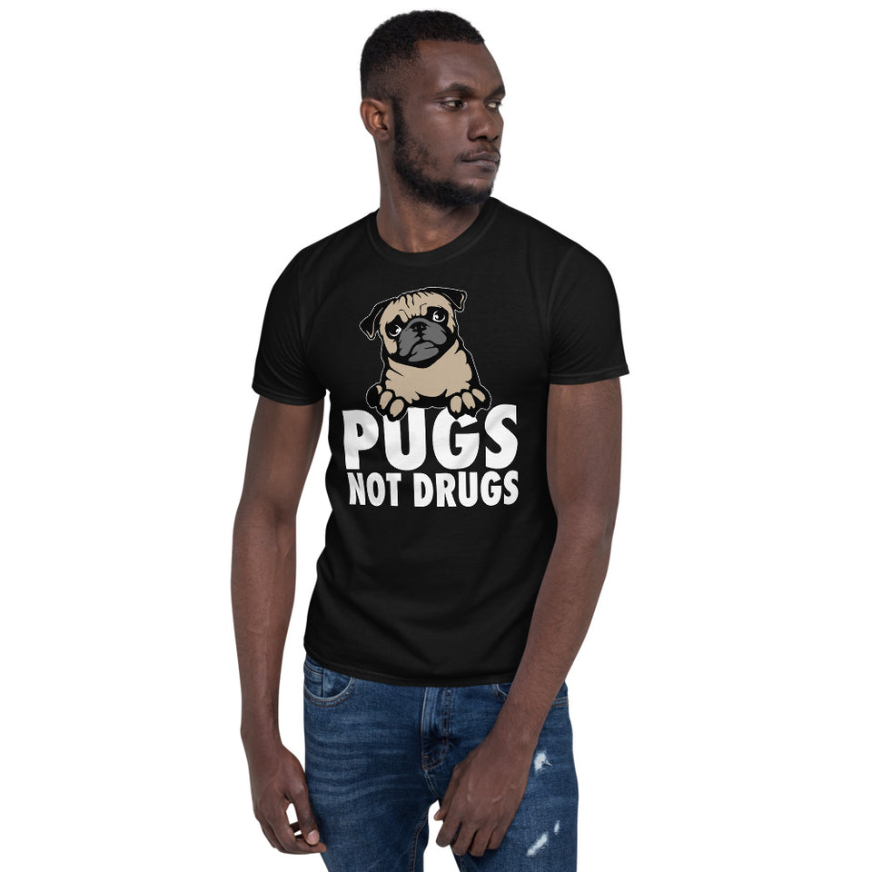 Pugs Not Drugs - Pug Unisex T-Shirt