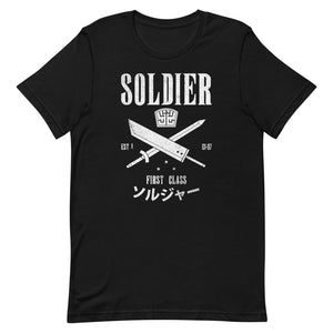Soldier First Class Premium Unisex T-Shirt Final Fantasy 7, Cloud Strife, FF7, final fantasy shirt, final fantasy t shirt, final fantasy tshirt