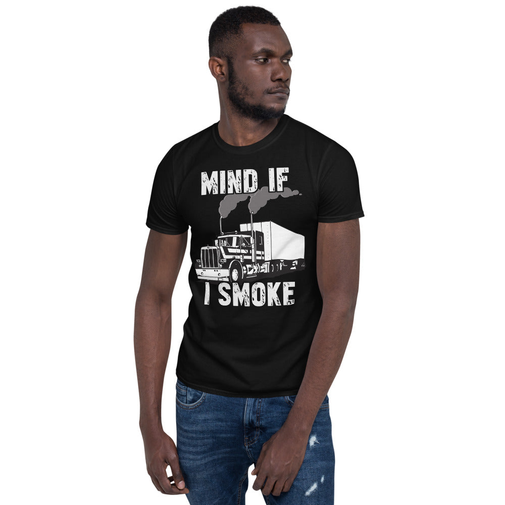 Trucker Mind If I Smoke Unisex T-Shirt Secondary image