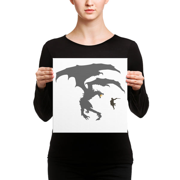 Dragon Fantasy RPG Canvas Print