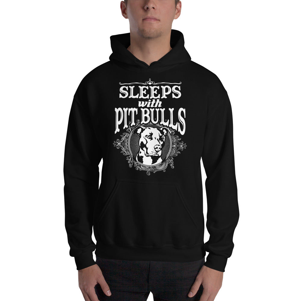 Sleeps With Pitbulls Unisex Hoodie Main image