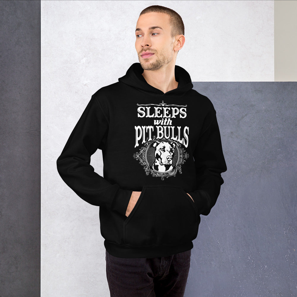 Sleeps With Pitbulls Unisex Hoodie