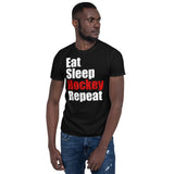 Eat Sleep Hockey Repeat Unisex T-Shirt ice hockey hockey player, hockey shirt, hockey t shirt