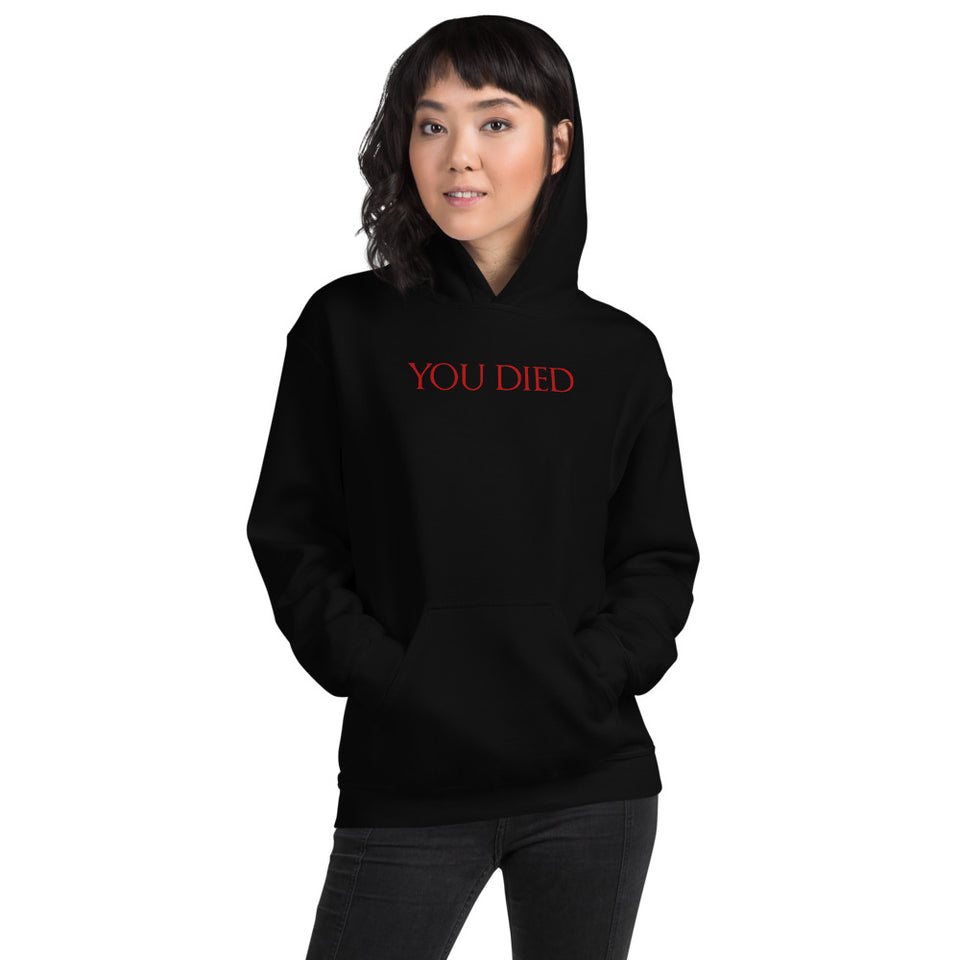 You Died Video Game Unisex Hoodie