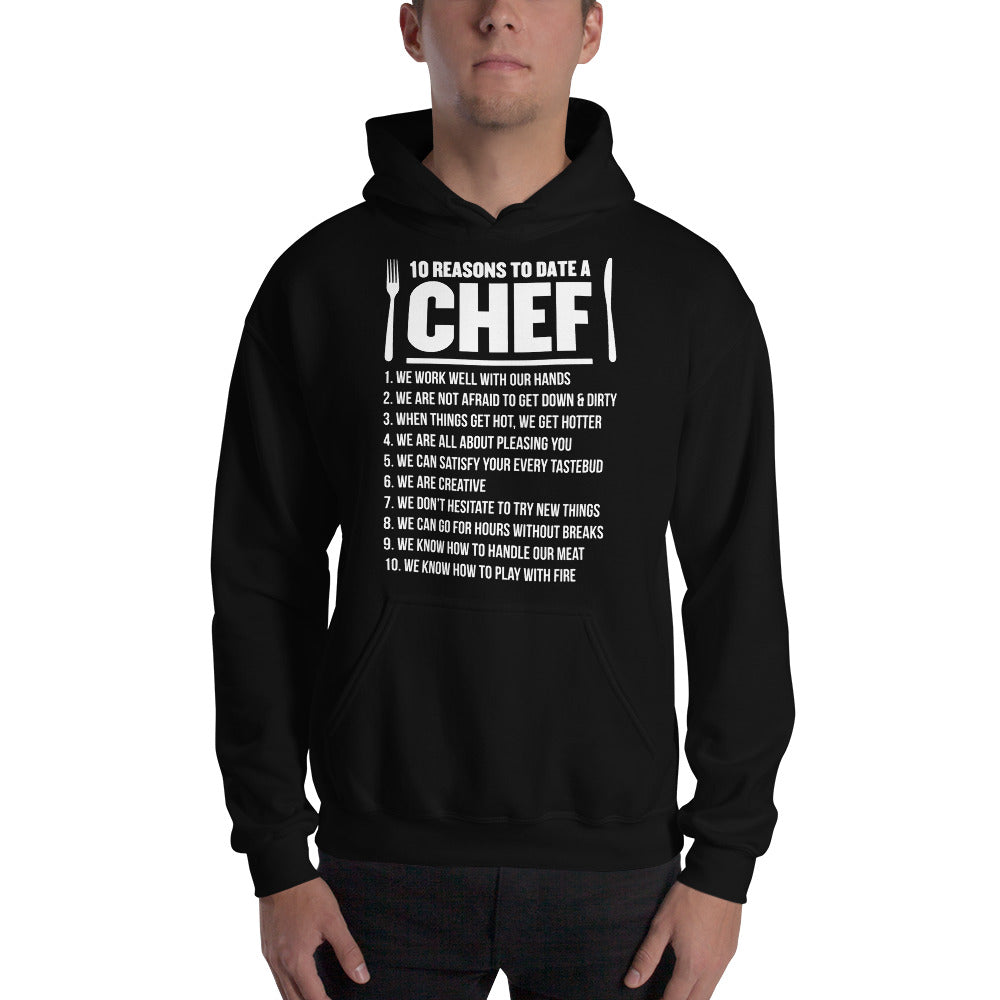 10 Reasons To Date A Chef Unisex Hoodie Main image