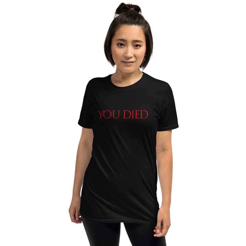 You Died Video Game Unisex T-Shirt
