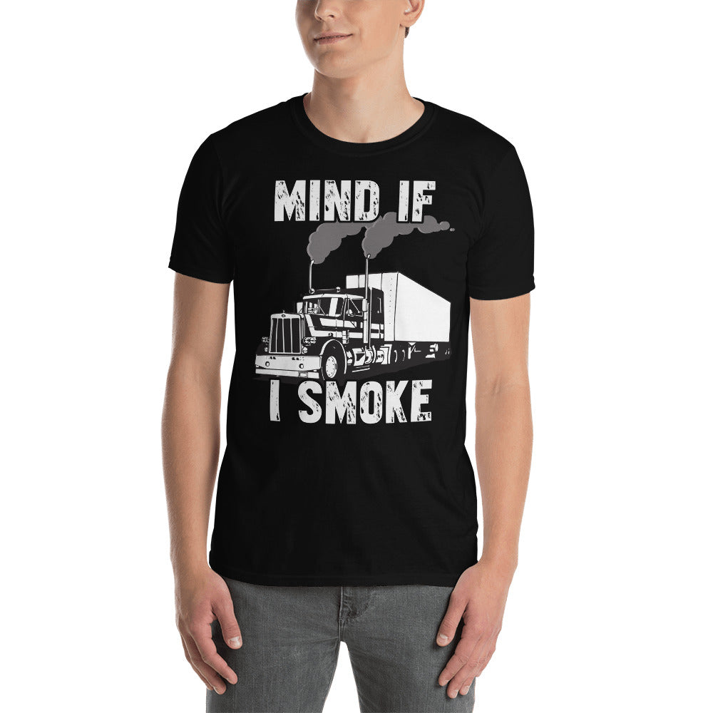 Trucker Mind If I Smoke Unisex T-Shirt Main image