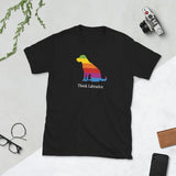 Think Labrador - Dog Lover Dogs Unisex T-Shirt labrador shirt, labrador t shirt, black lab shirt, black lab t shirt, chocolate lab shirt