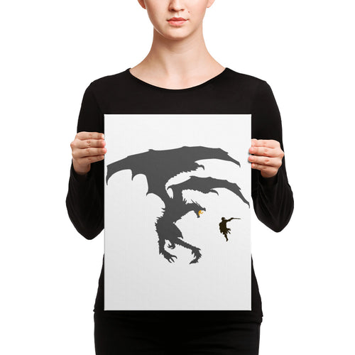 Dragon Fantasy RPG Canvas Print