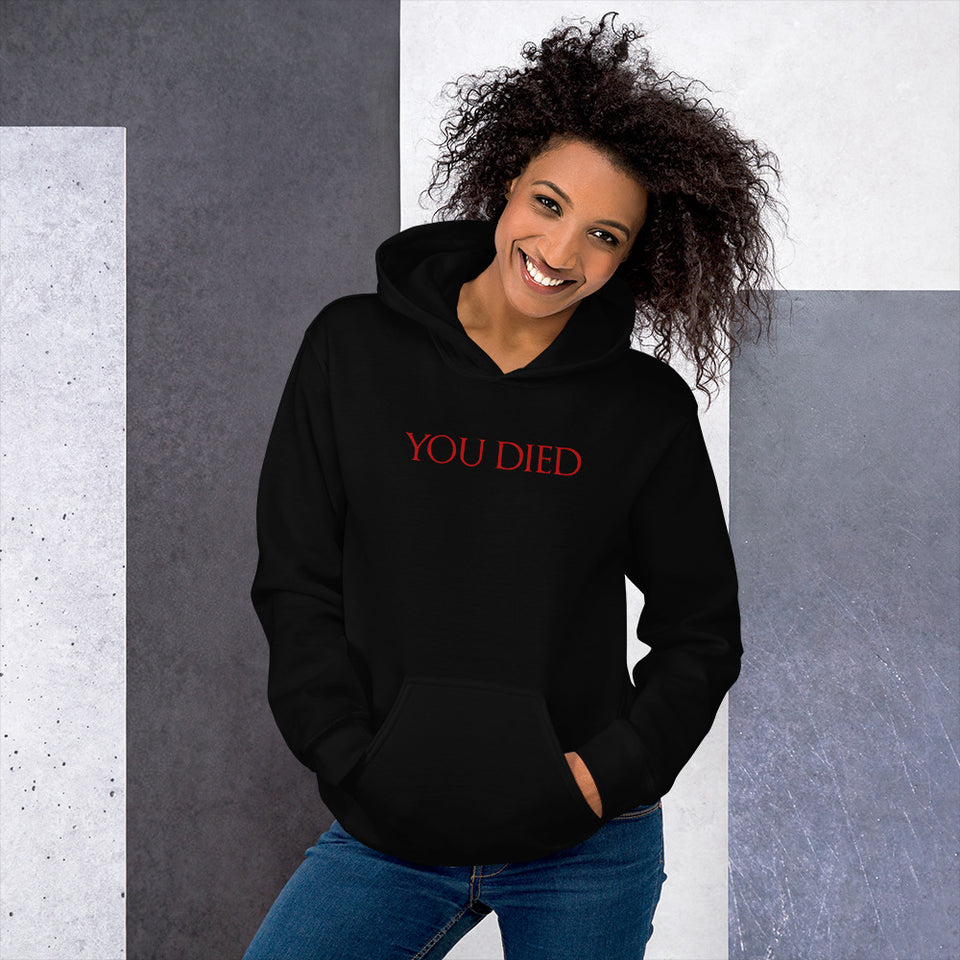 You Died Video Game Unisex Hoodie